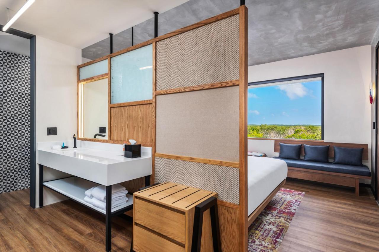 Chambre Double avec 2 Lits Doubles et Terrasse - Vue sur Jungle