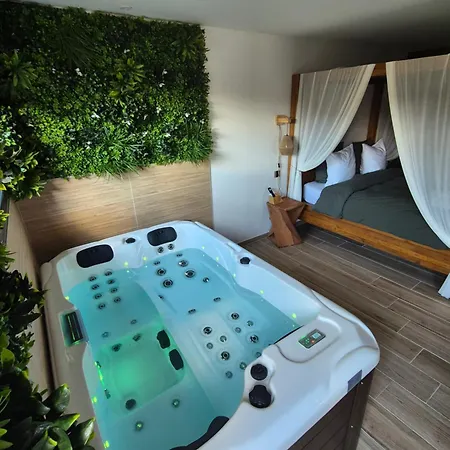 Le Cocoon - Jacuzzi, Sauna et Piscine privée-3