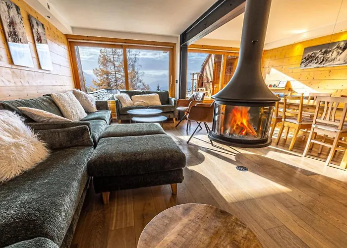 Chalet Deux Tetes - Magnifique chalet équipé pour 14 personnes situé dans le quartier des 2 têtes vue inoubliable proche des pistes MAE-0351