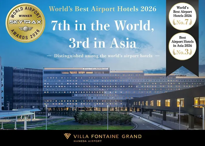 Villa Fontaine Grand Haneda Airport - Directly Connected To Haneda Airport Terminal 3